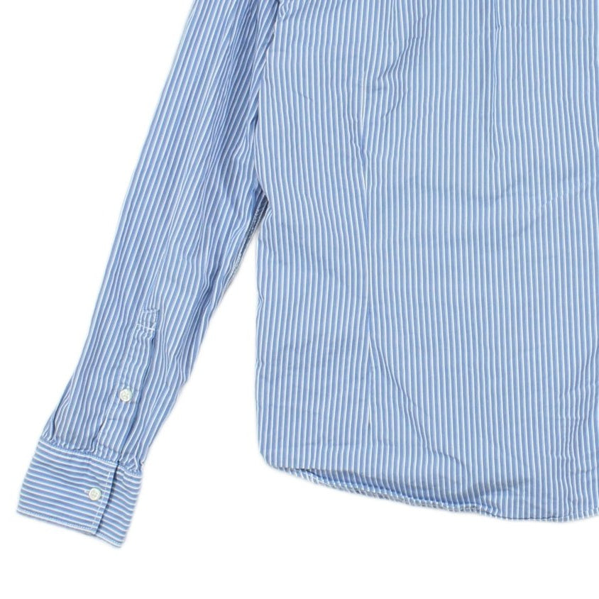Mens Striped Shirt Button Down Long Sleeve