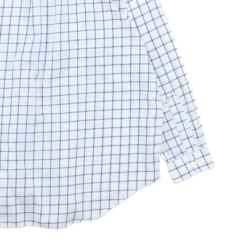 Mens Check Shirt Button Up Oversized