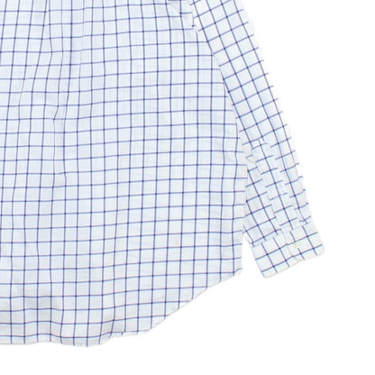 Mens Check Shirt Button Up Oversized