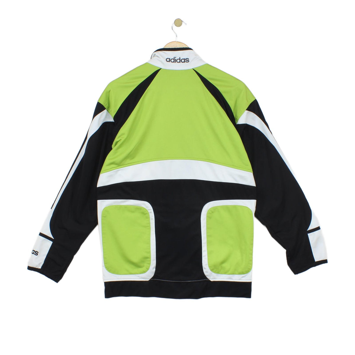 Mens Track Jacket Full Zip Colorblock Logo