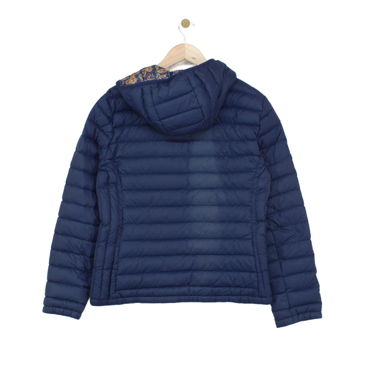 Mens Quilted Jacket Hooded Winter Slim Down