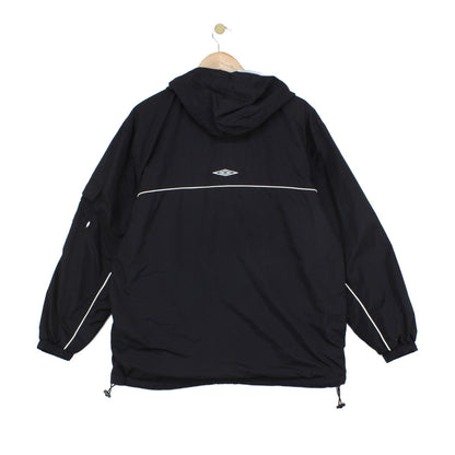 Mens 1/4 Zip Jacket Hooded Logo