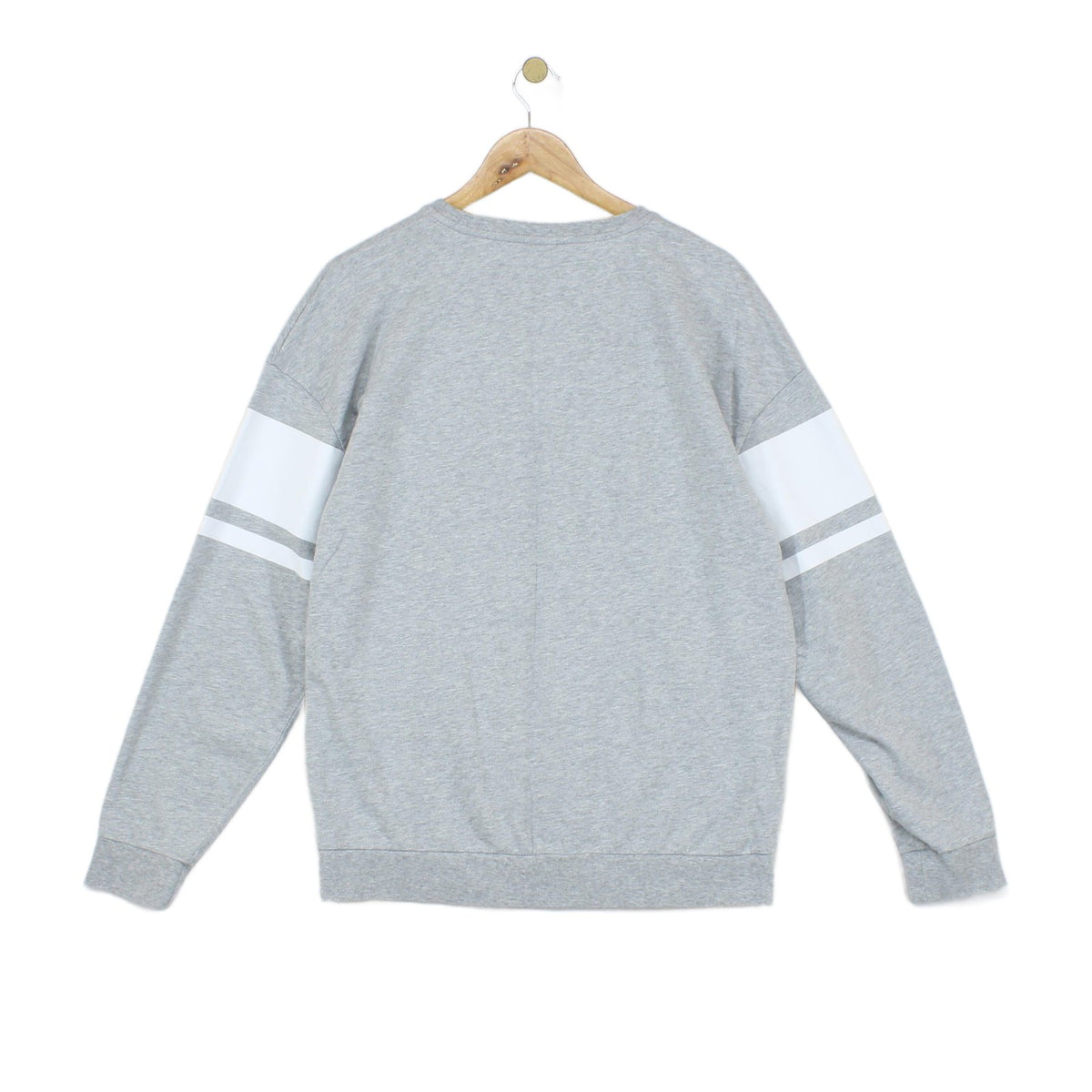 Mens Sweatshirt Logo Long Sleeve Lightweight Cotton