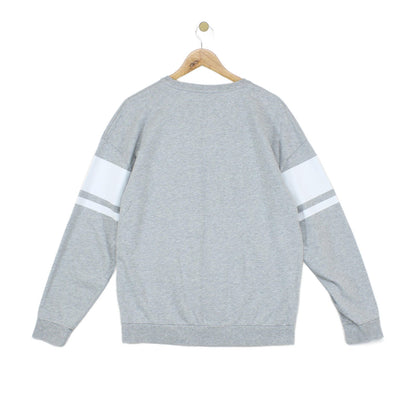 Mens Sweatshirt Logo Long Sleeve Lightweight Cotton