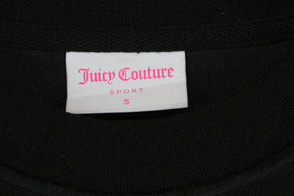 Womens Velour Sweatshirt Embroidered Logo