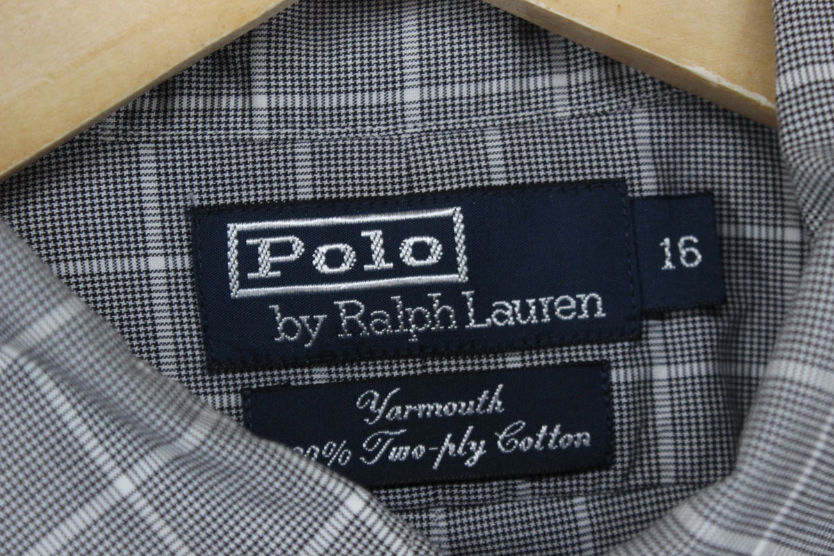 Mens Check Shirt Pattern Button Down Yarmouth