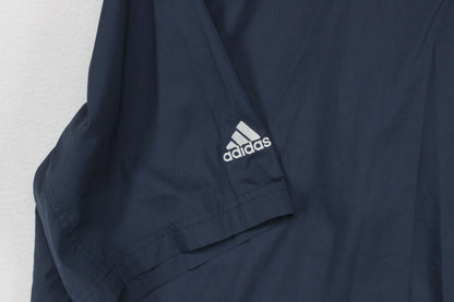 Mens 1/4 Zip Windbreaker Jacket Active Short Sleeve