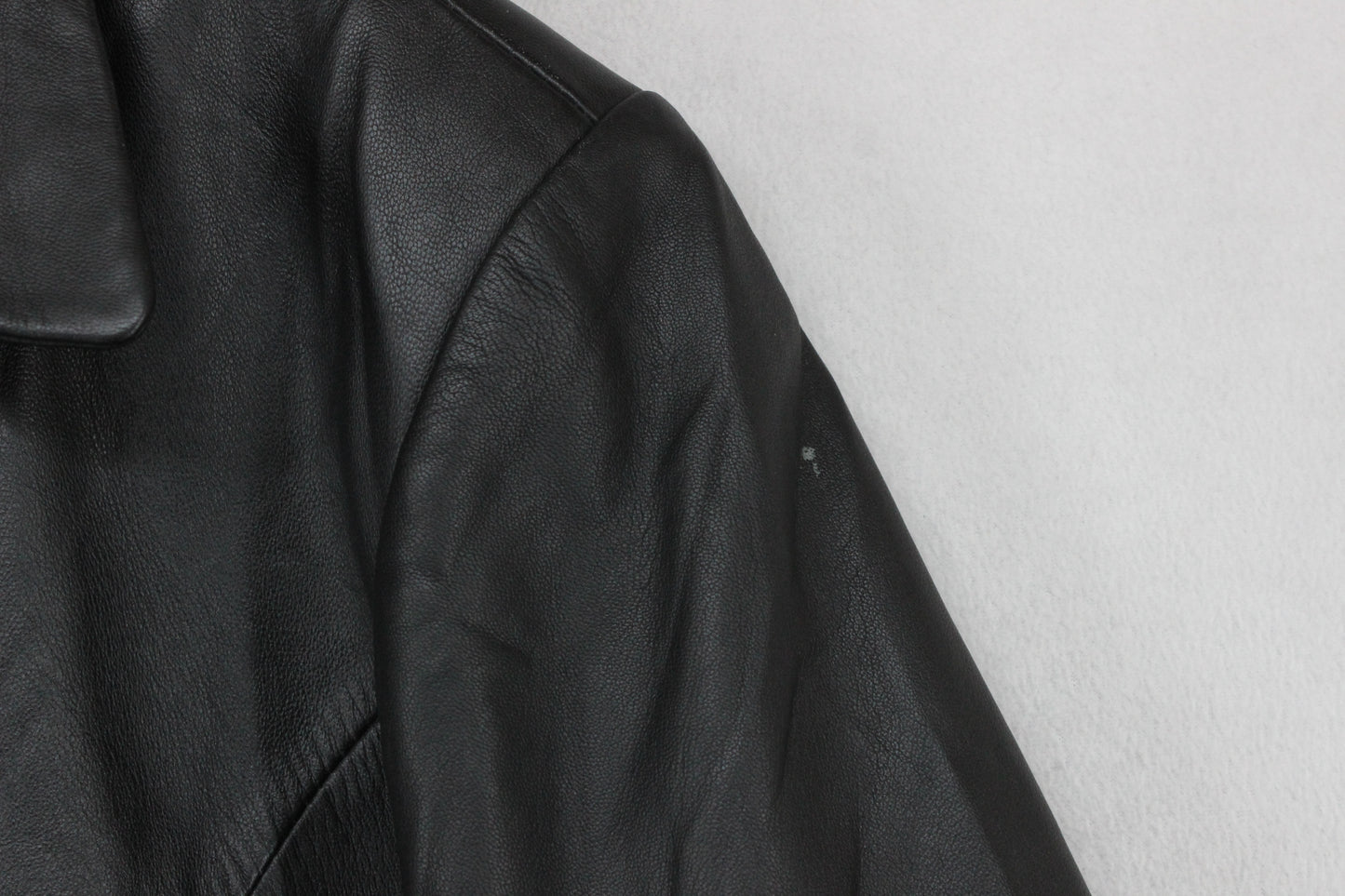 Womens Leather Jacket Collared