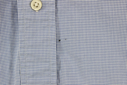 Mens Check Shirt Button Down Short Sleeve