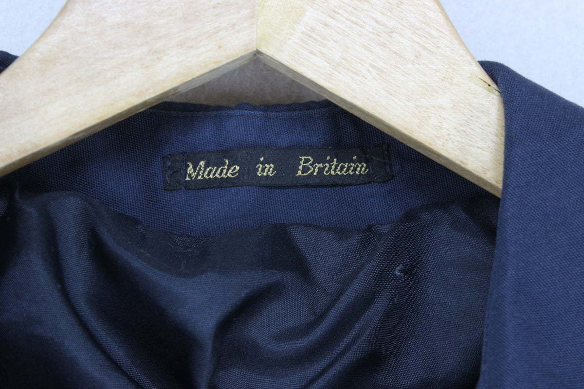 Mens Trench Coat Uk Made Double Breasted