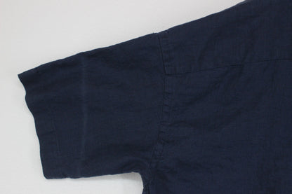 Boys Linen Shirt Button Down Short Sleeve