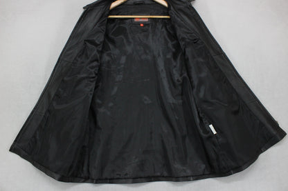 Womens Leather Jacket Collared