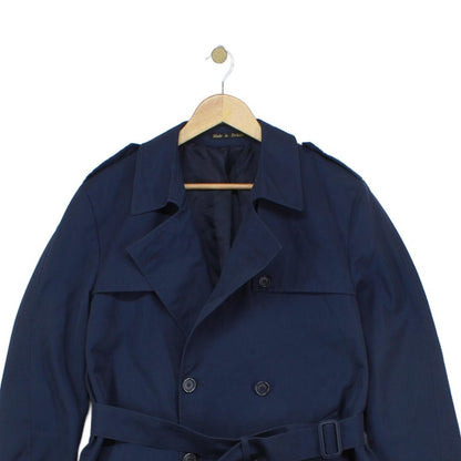 Mens Trench Coat Uk Made Double Breasted