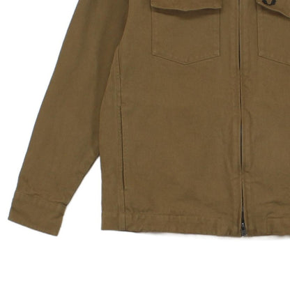 Mens Jacket Full Zip Collared Cotton