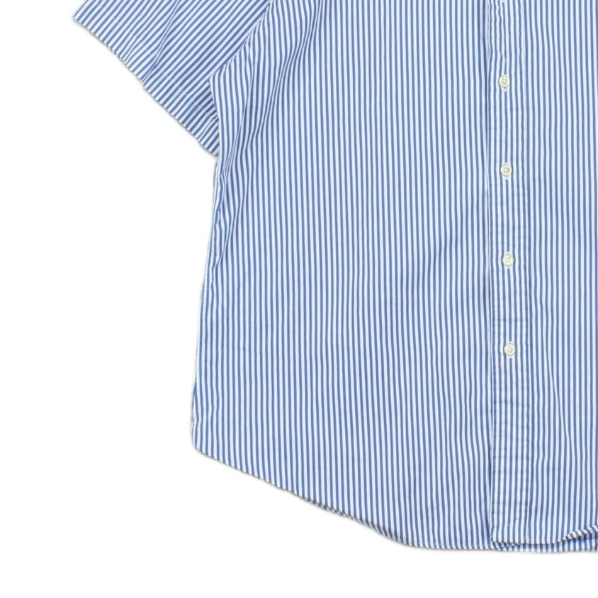 Mens Striped Shirt  Custom Fit Short Sleeve