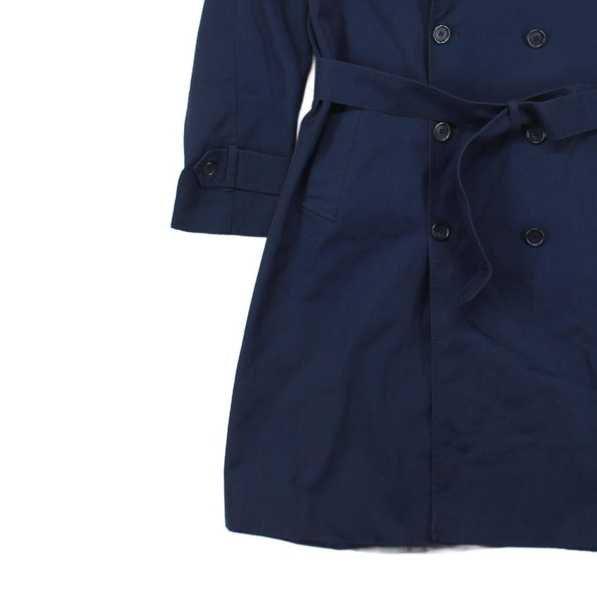 Mens Trench Coat Uk Made Double Breasted