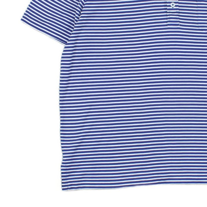 Mens Striped Polo Shirt Short Sleeve Casual Classic
