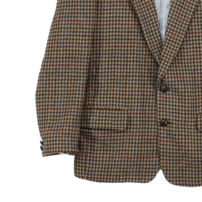 Mens Tweed Blazer Uk Made Check Pattern