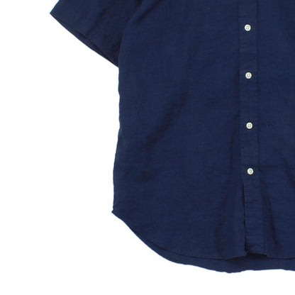 Boys Linen Shirt Button Down Short Sleeve