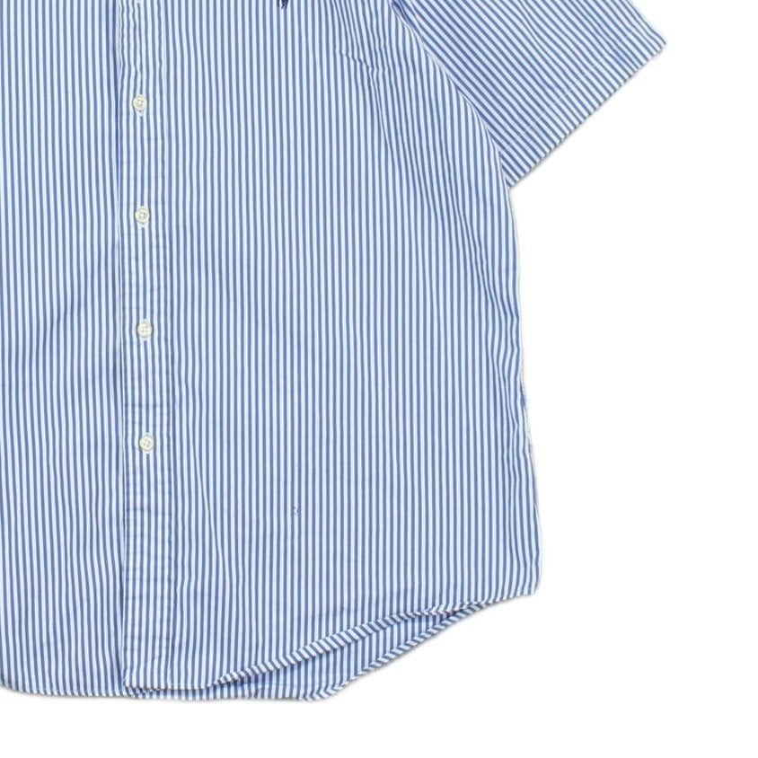 Mens Striped Shirt  Custom Fit Short Sleeve