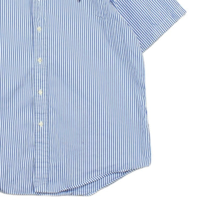 Mens Striped Shirt  Custom Fit Short Sleeve
