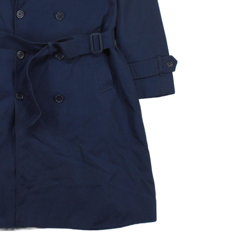 Mens Trench Coat Uk Made Double Breasted