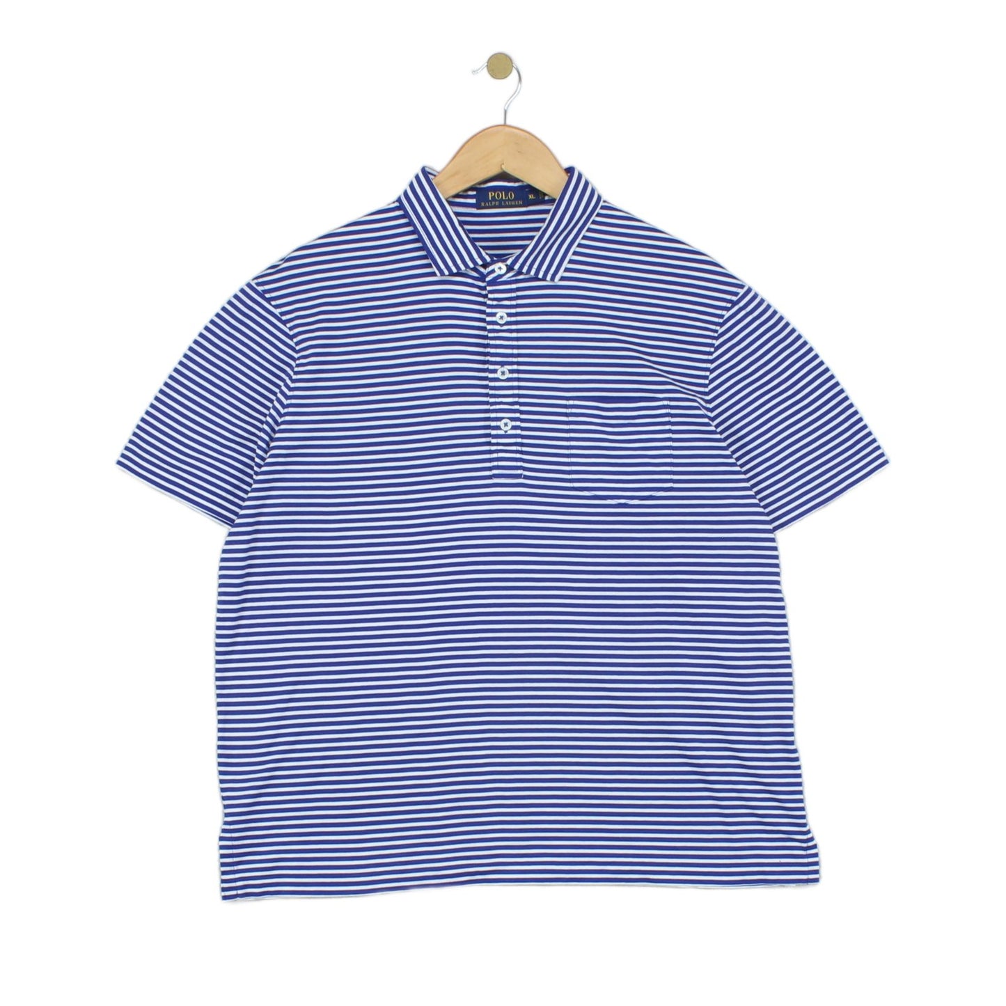 Mens Striped Polo Shirt Short Sleeve Casual Classic