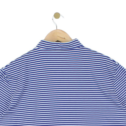 Mens Striped Polo Shirt Short Sleeve Casual Classic