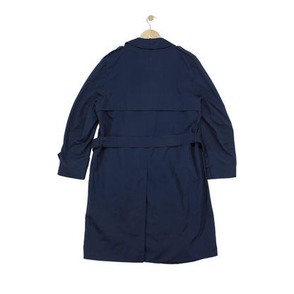 Mens Trench Coat Uk Made Double Breasted