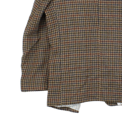 Mens Tweed Blazer Uk Made Check Pattern