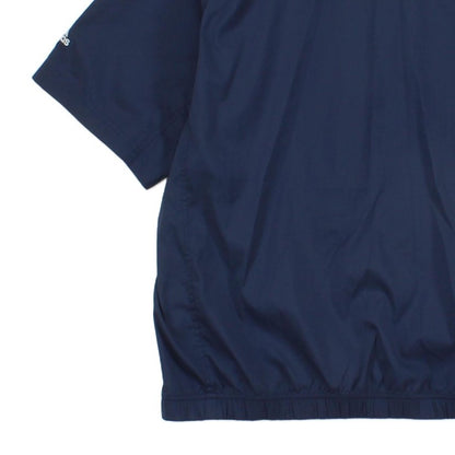 Mens 1/4 Zip Windbreaker Jacket Active Short Sleeve