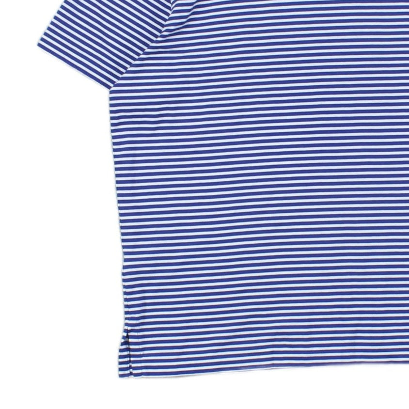 Mens Striped Polo Shirt Short Sleeve Casual Classic