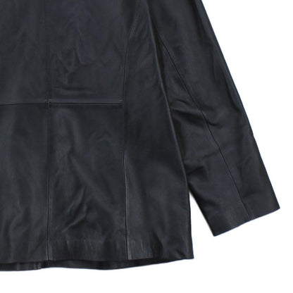 Womens Leather Jacket Collared