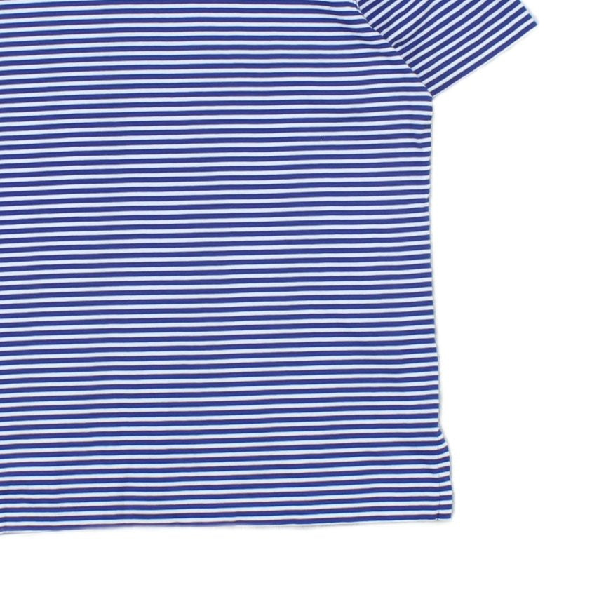 Mens Striped Polo Shirt Short Sleeve Casual Classic