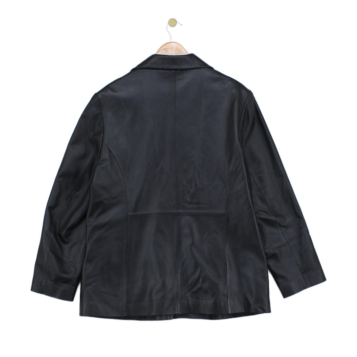 Womens Leather Jacket Collared