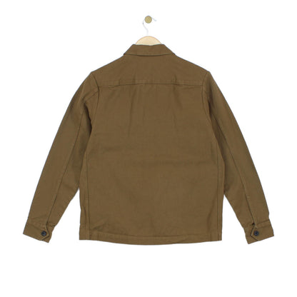 Mens Jacket Full Zip Collared Cotton