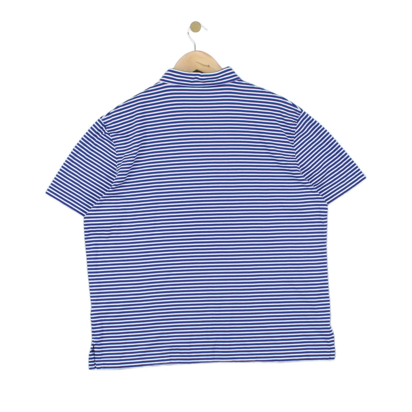 Mens Striped Polo Shirt Short Sleeve Casual Classic
