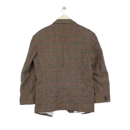 Mens Tweed Blazer Uk Made Check Pattern