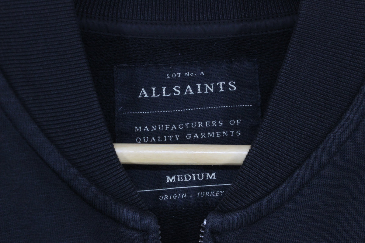 Mens Bomber Jacket Full Zip Jersey Cotton