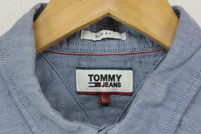 Mens Shirt Stretch Slim Fit Long Sleeve