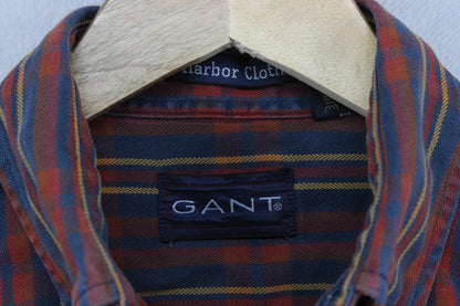 Mens Plaid Shirt Button Down Long Sleeve