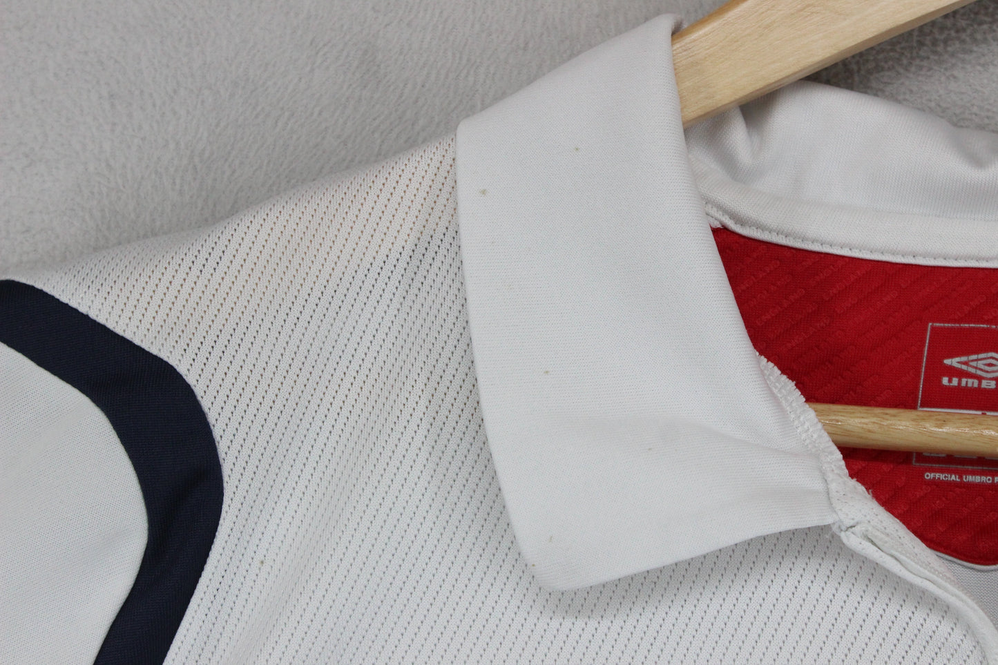 Mens England Football Shirt 1/4 Zip