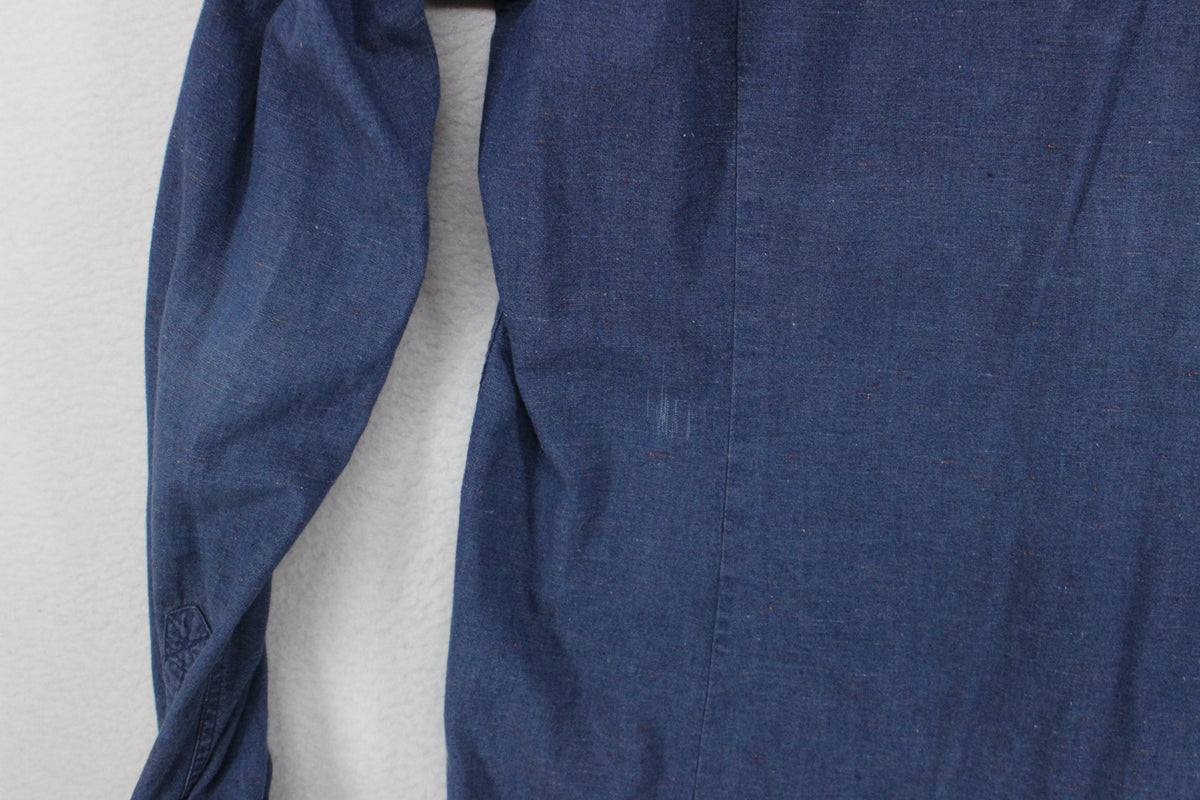 Mens Shirt Button Up Long Sleeve Cotton