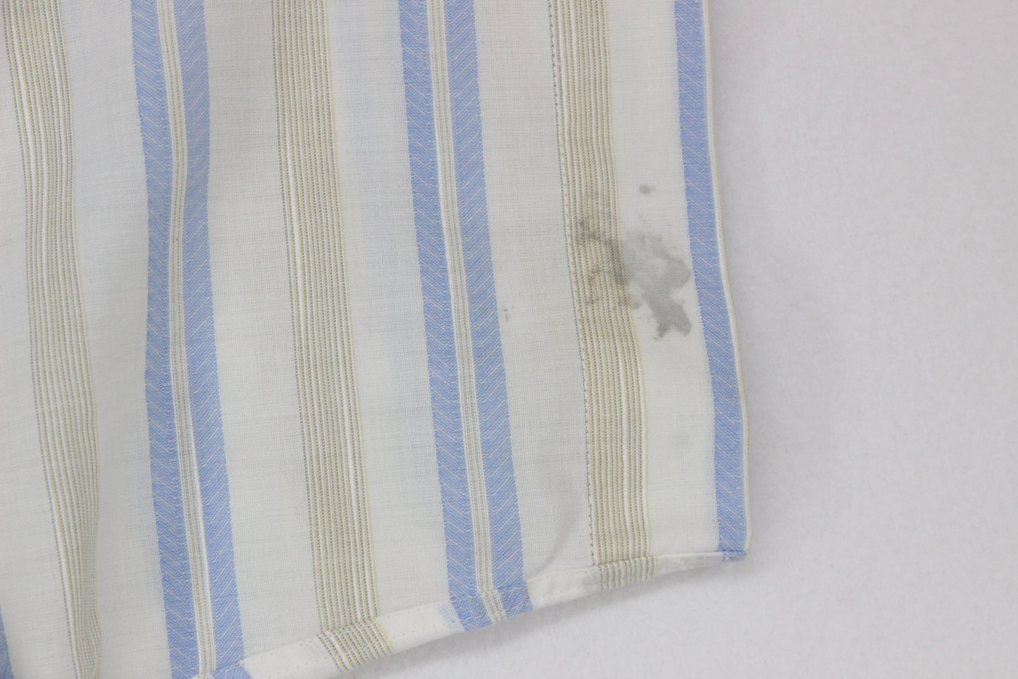 Mens Striped Shirt Short Sleeve