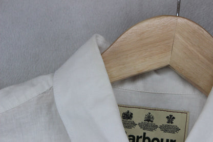 Mens Shirt Short Sleeve Linen Cotton