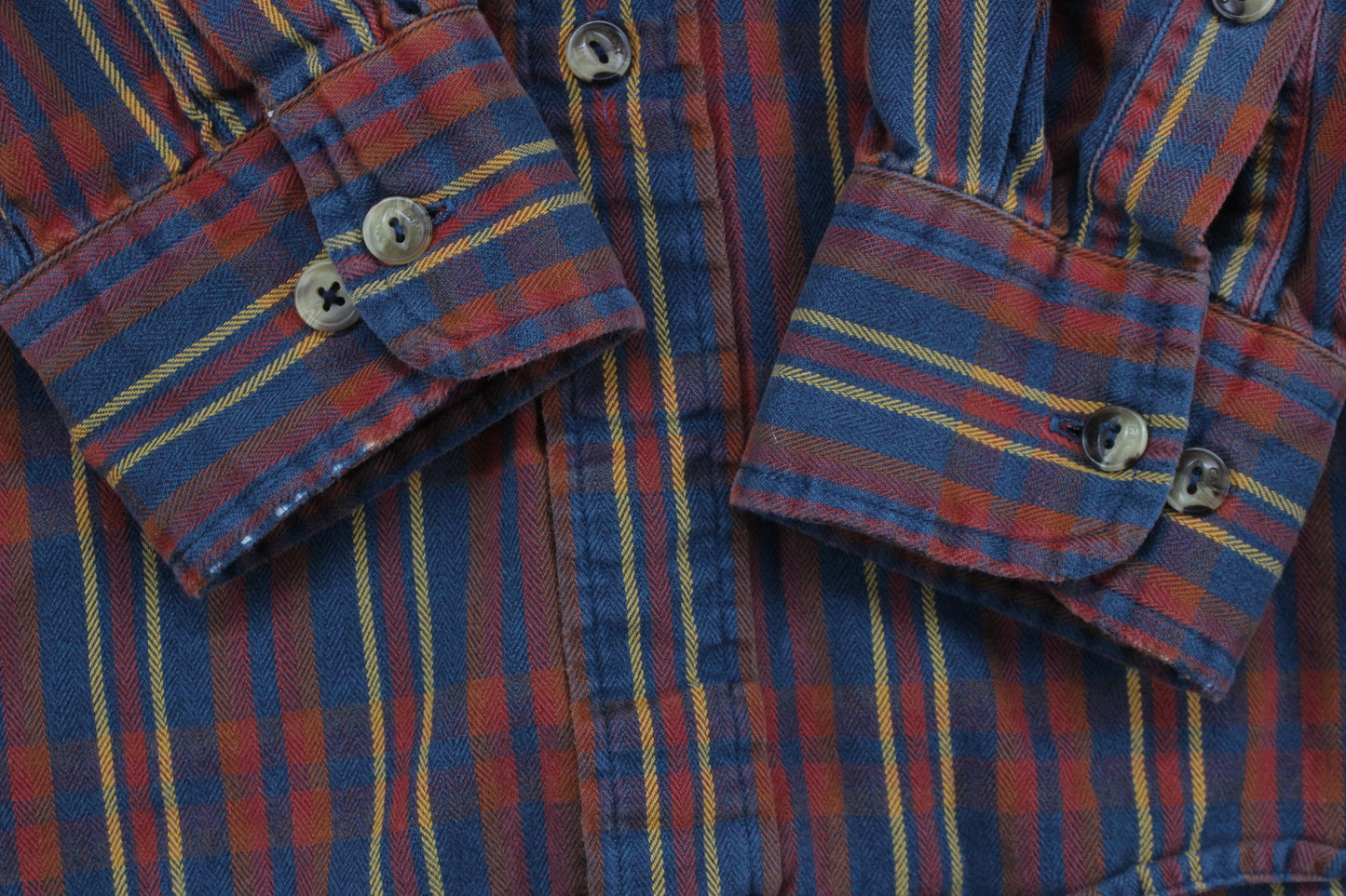 Mens Plaid Shirt Button Down Long Sleeve