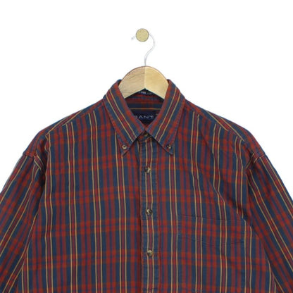Mens Plaid Shirt Button Down Long Sleeve