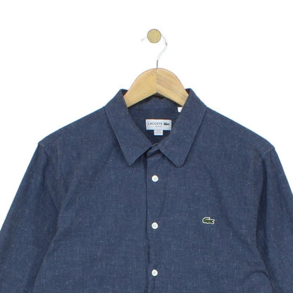 Mens Shirt Slim Fit Long Sleeve Button Up