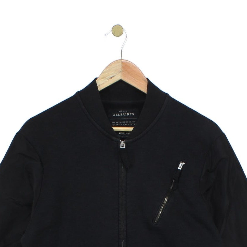 Mens Bomber Jacket Full Zip Jersey Cotton