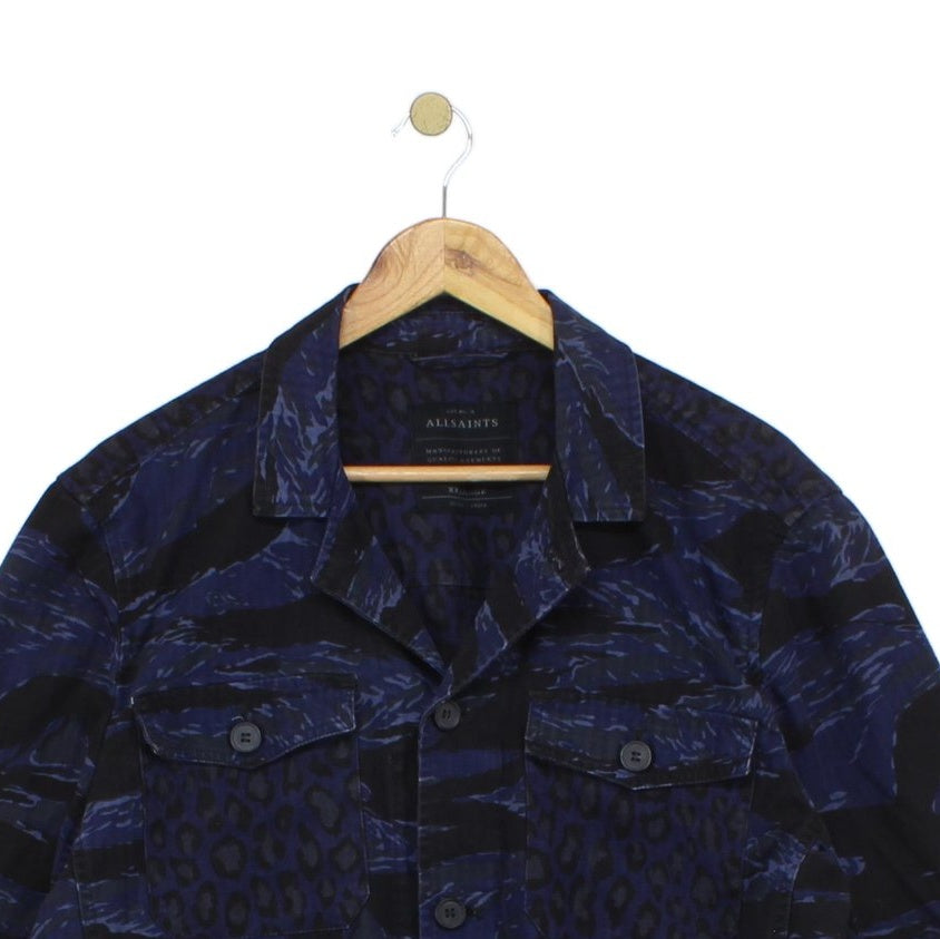 Mens Camo Blazer Cotton